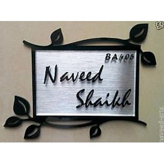 laser cut name plate templates
